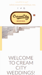 Mobile Screenshot of creamcityweddings.com