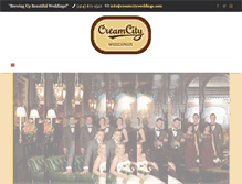 Tablet Screenshot of creamcityweddings.com